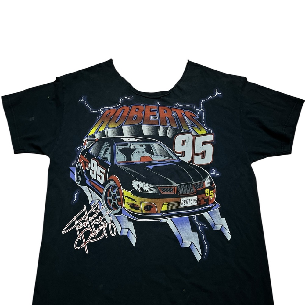 Nascar Black 'Roberts 95' Graphic Short Sleeve Tee